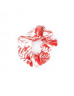 Scrunchie Leaves Red