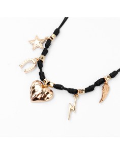 Collar Corto Heartbeat Charms Collar Corto Heartbeat Charms