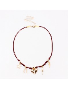 Collar Corto Heartbeat Charms Collar Corto Heartbeat Charms
