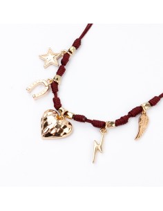Collar Corto Heartbeat Charms Collar Corto Heartbeat Charms