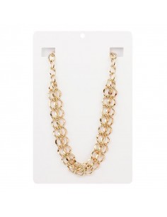 Collar Corto Golden Double Links
