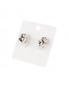 Aro Trendy Twisted Stone Silver