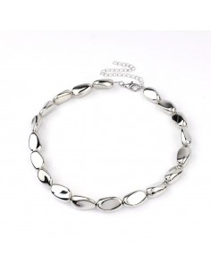 Collar Silver Stones slim