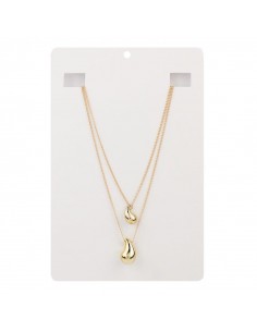 Collar Corto Drops Duo Golden Collar Corto Drops Duo Golden