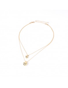 Collar Corto Drops Duo Golden Collar Corto Drops Duo Golden