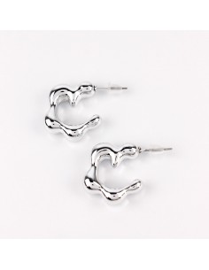 Aro Abstract Chunky Silver