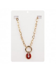 Collar Burgundy and Gold Collar Burgundy and Gold