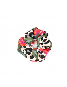 Scrunchie Floral Print Pink