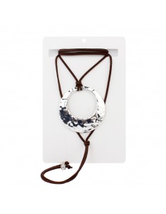 Collar Silver Circle