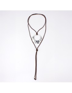 Collar Silver Circle