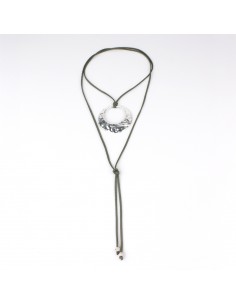 Collar Silver Circle