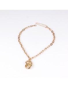 Collar Largo Golden Links