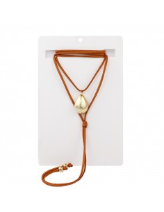 Collar Textured Suede