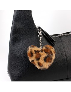 Llavero Bag Charm Furry Heart