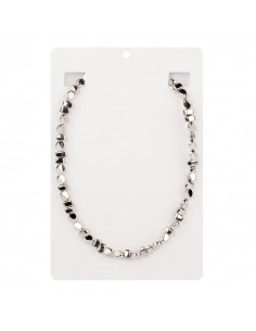 Collar corto con formas orgánicas- Tiny stones