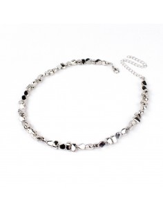 Collar corto con formas orgánicas- Tiny stones