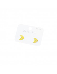 Aro Plata Banana Set x 12u. (AA4193)
