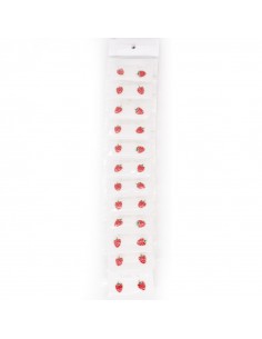 Aro Plata Dorada  Fresa Set x 12u. (AA4194)