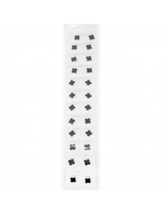 Aro Plata Cruz Set x 12u. (AA4190)