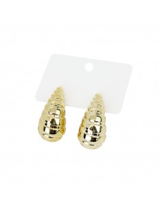 Aro Spiral Drops Gold