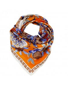 Pañuelo Lily Orange (70x70)