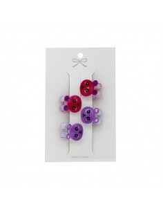 Set x4 Mini Broche Teddy