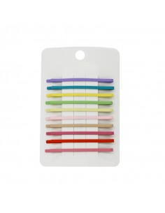 Hebilla Set x10 Pastel Rainbow